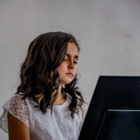 piano and singing lesson